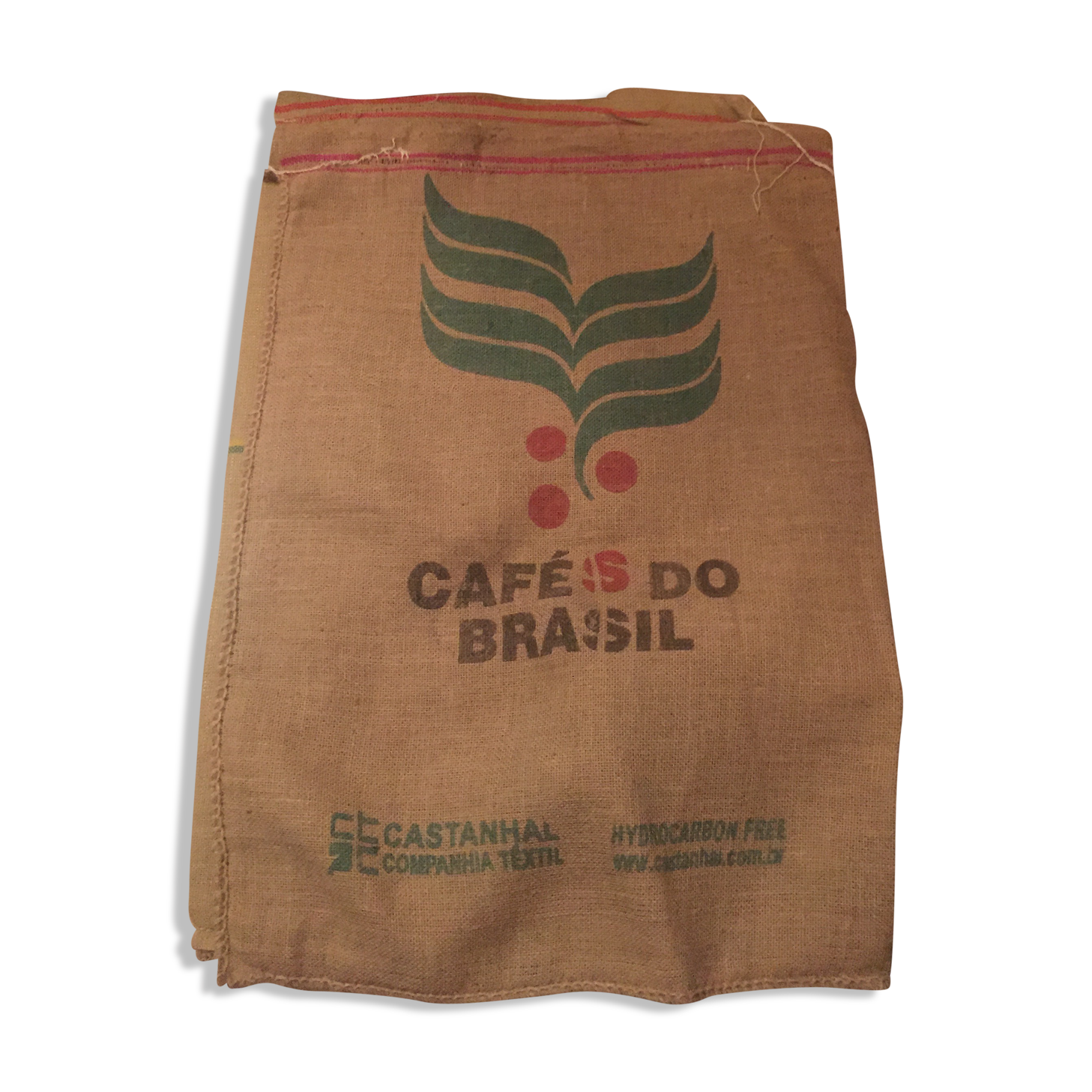 Burlap bag / bag has Café DO BRASIL