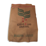 Burlap bag / bag has Café DO BRASIL