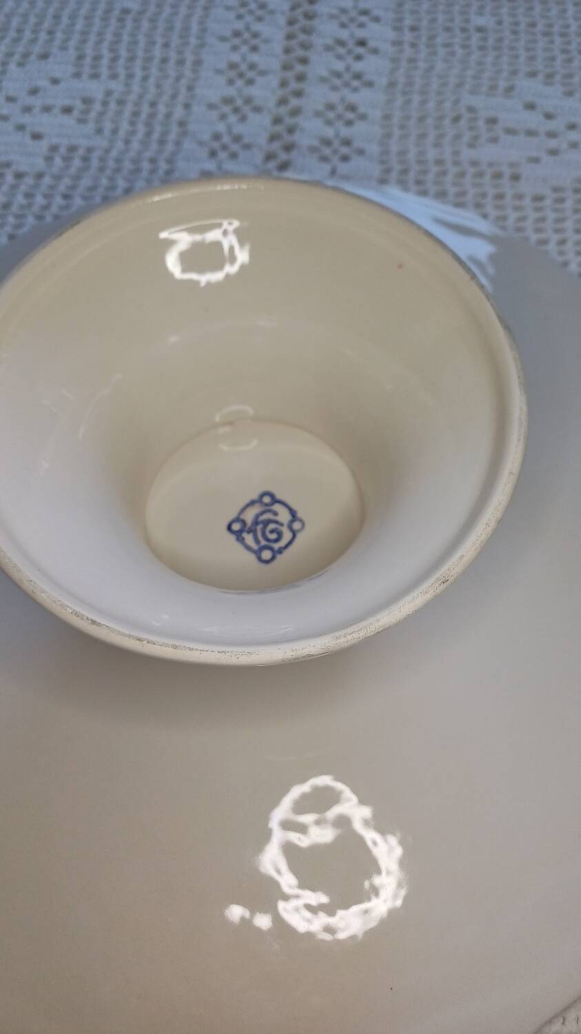 Francesco Guarino slip pie dish