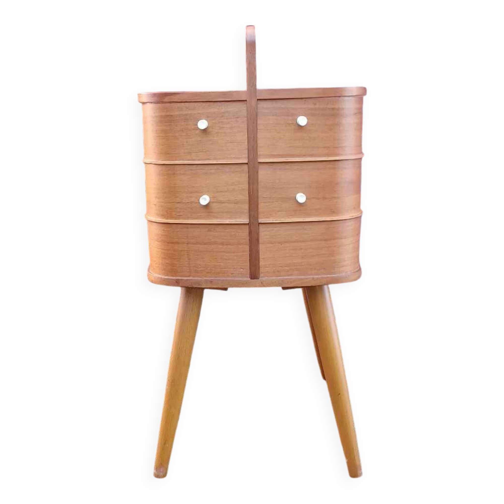 Table de nuit Vintage 1970 Teck