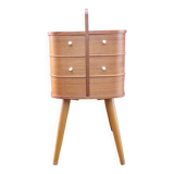 Table de nuit Vintage 1970 Teck