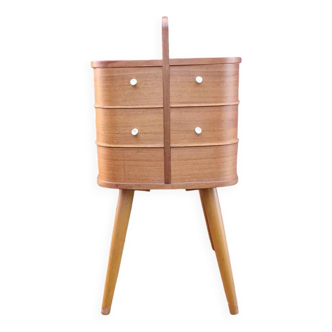 Table de nuit Vintage 1970 Teck