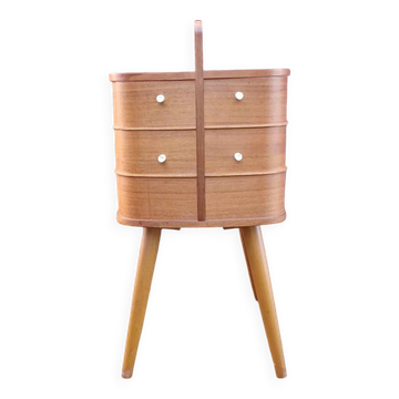Table de nuit Vintage 1970 Teck