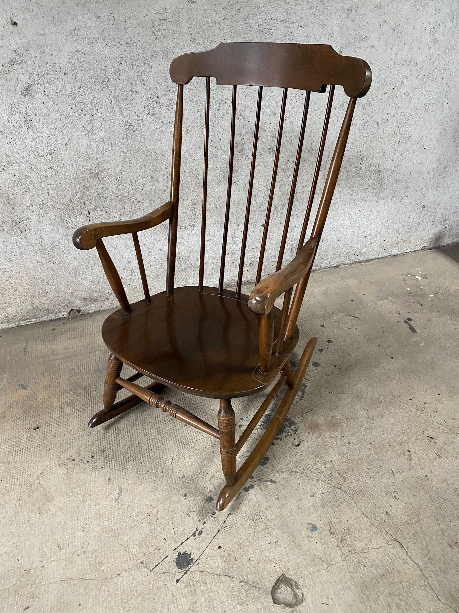 Old rocking-chair of the 50s