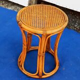 Vintage bamboo stool
