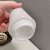 Ceramic bathroom lamp designed by Sigvard Bernadotte for IFÖ Sweden.