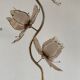 Hollywood Regency Lotus Flower Floor Lamp, Italian Design 1970s