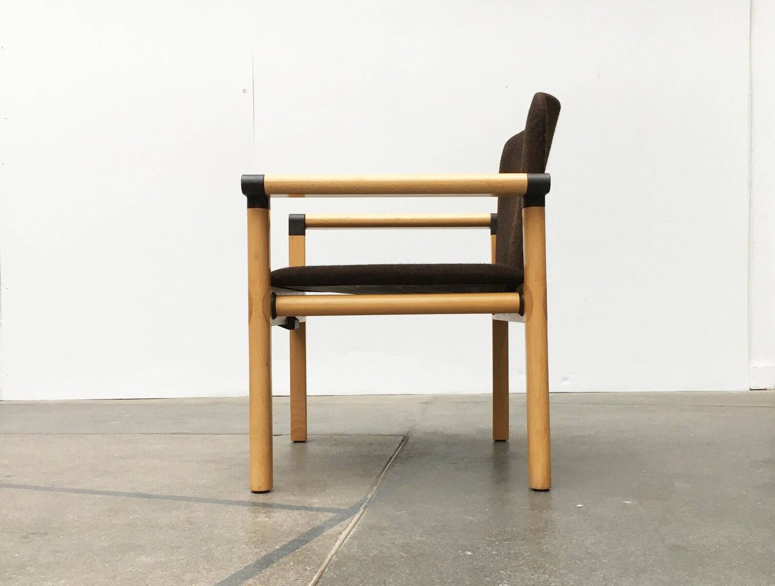 Mid-century Series 77 armchairs by Gerd Lange for Schlapp Möbel, 1970s, set of 4.