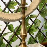 Old brass candle holder