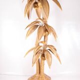 Large rattan coconut/palm tree floor lamp