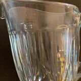 Moulded pressed glass pitcher