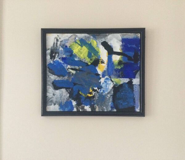 Acrylique de nicolas nicolov né en 1946