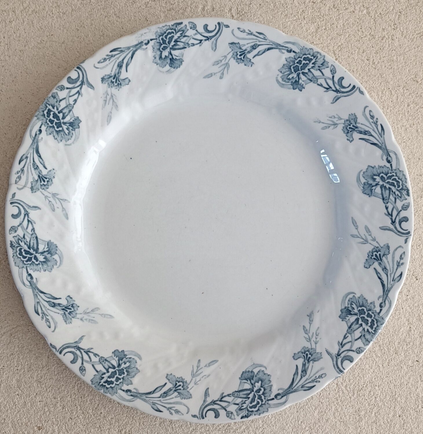 6 Kléber Lunéville pattern plates