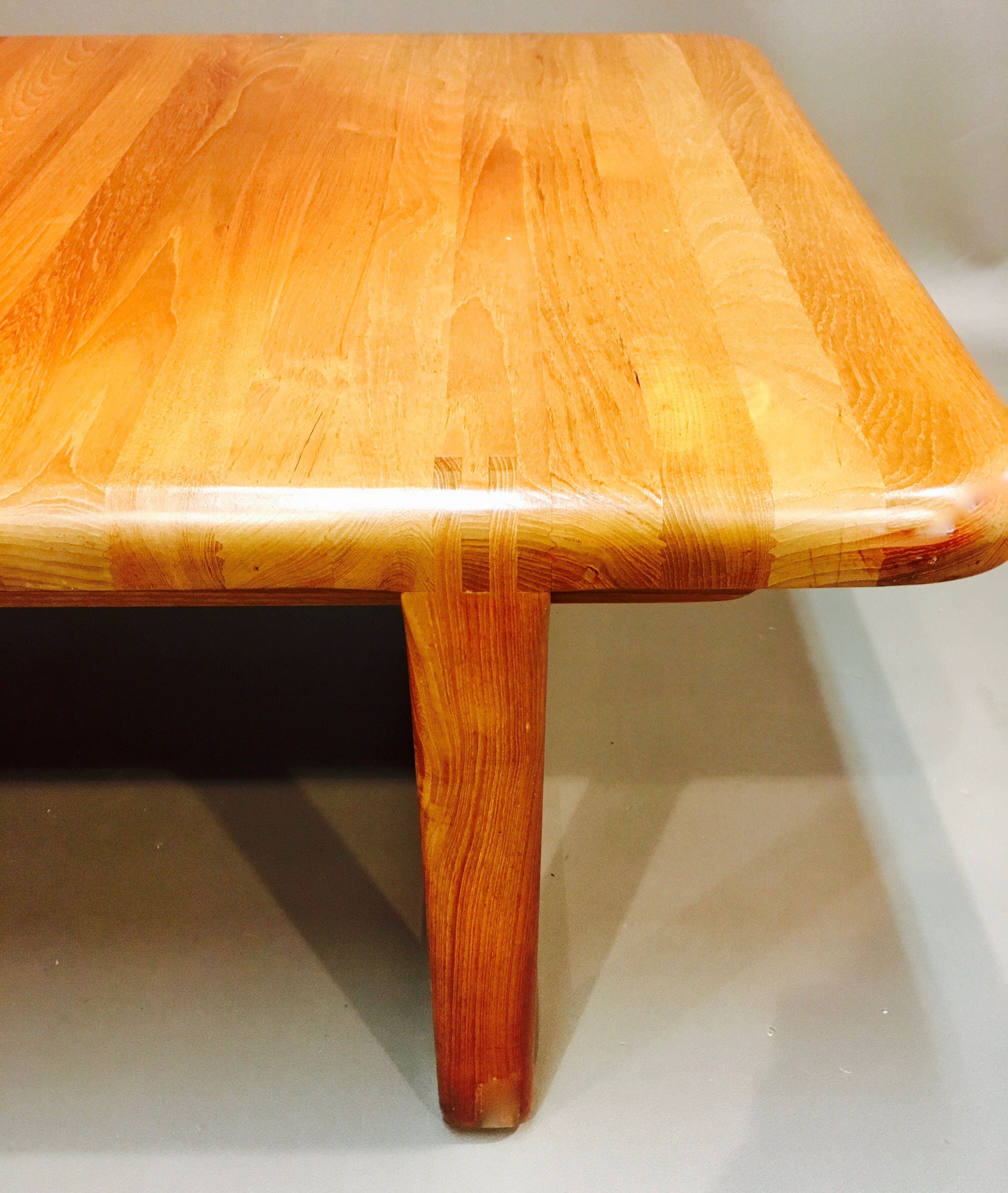 Table basse classique rectangulaire teck scandinave 1960