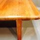 Table basse classique rectangulaire teck scandinave 1960