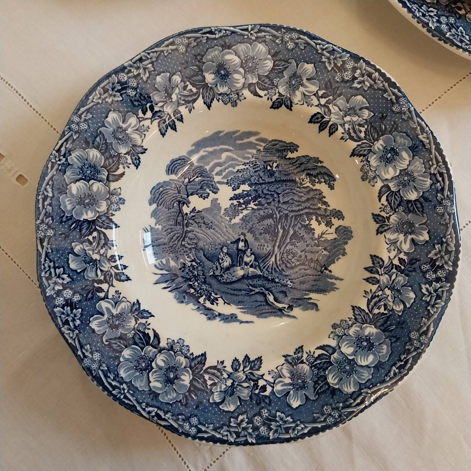 Woodland Wedgwood deep plates