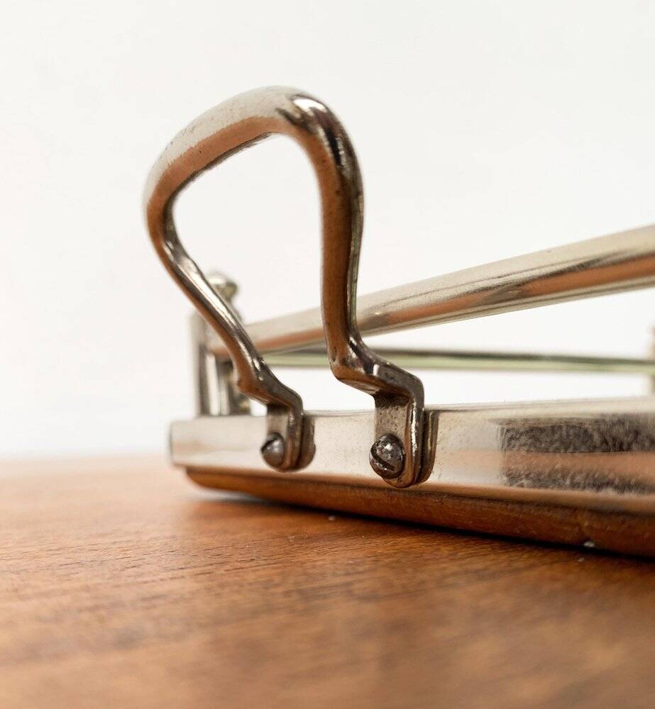 Metal and glass plateau Art Deco / Art Nouveau