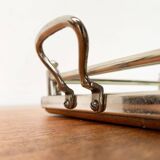 Metal and glass plateau Art Deco / Art Nouveau