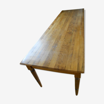 Elm refectory table 290 x 90 cm