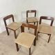 Set of 4 modernist vintage chairs