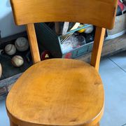 Suite de 5 chaises bistrot Baumann vintage