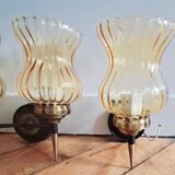 Four wall lights. 1950s