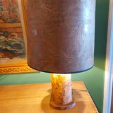 Vintage cork lamp from the 60s, 70's