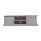 TV furniture Alinéa Louise in white brushed pine