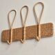 Vintage canning rattan coat rack