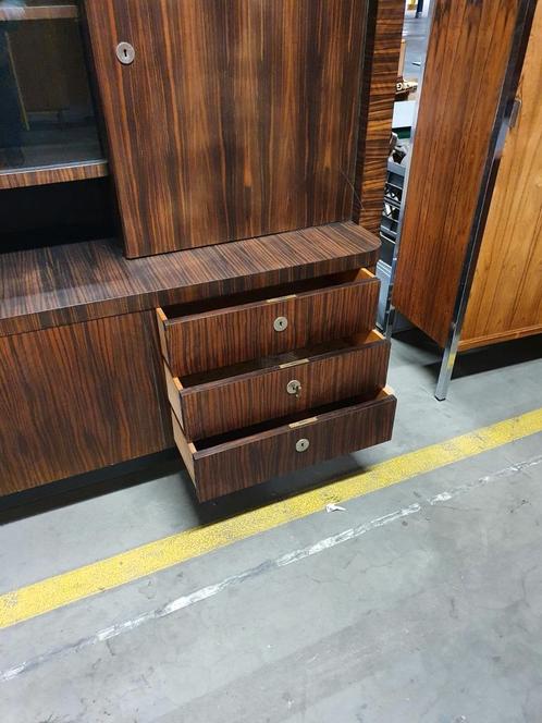 Vintage ebony wall cabinet