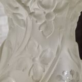 Cut crystal and bronze lamp