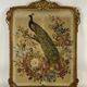 Cross-stitch tapestry in a Louis XVI style frame from around 1900.