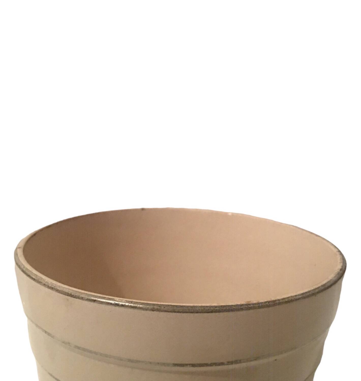 Art deco salt granite pot cover