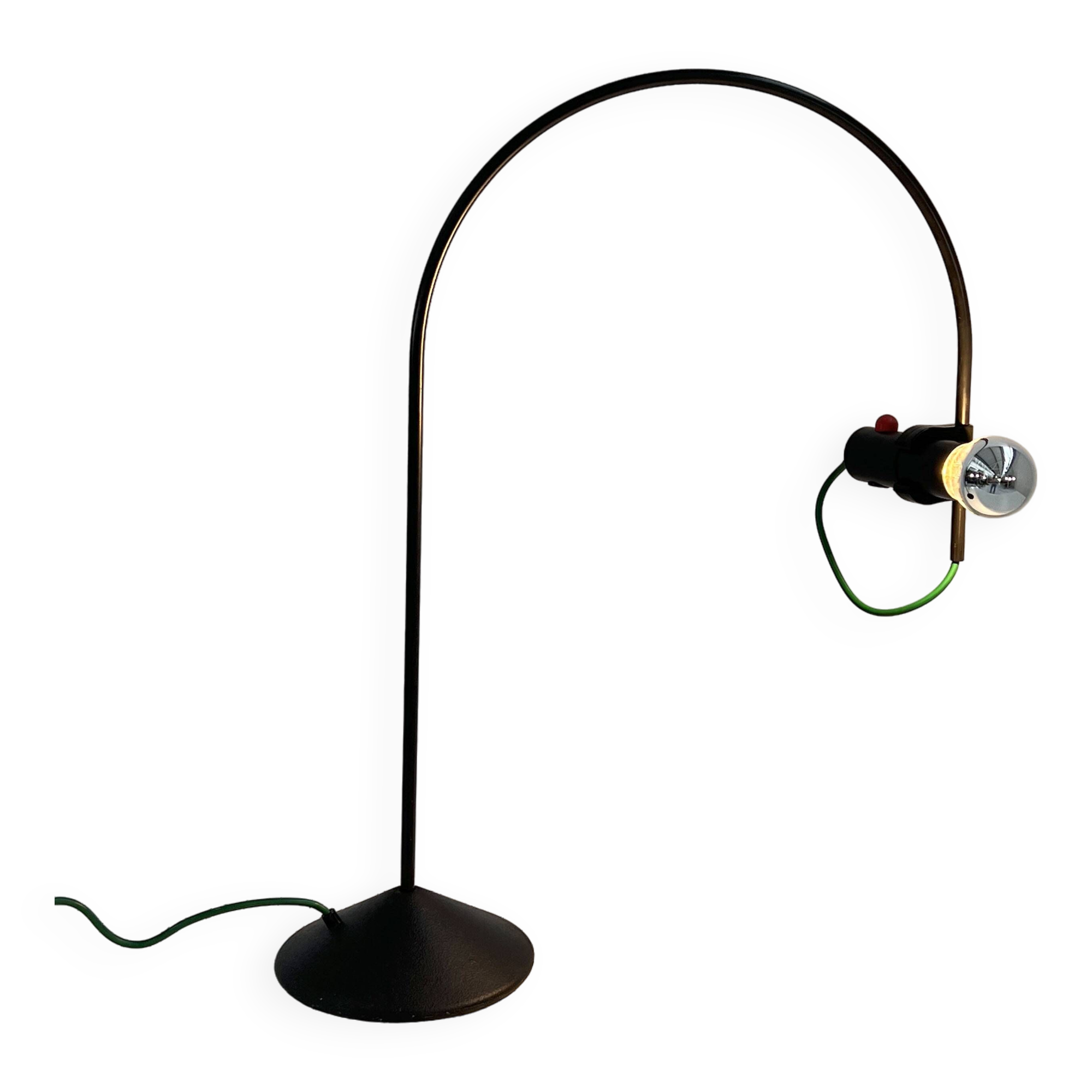 Arched Table Lamp by R. Barbieri & G. Marianelli for Tronconi, 1980