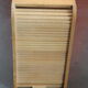 Old card box with drop-down pane