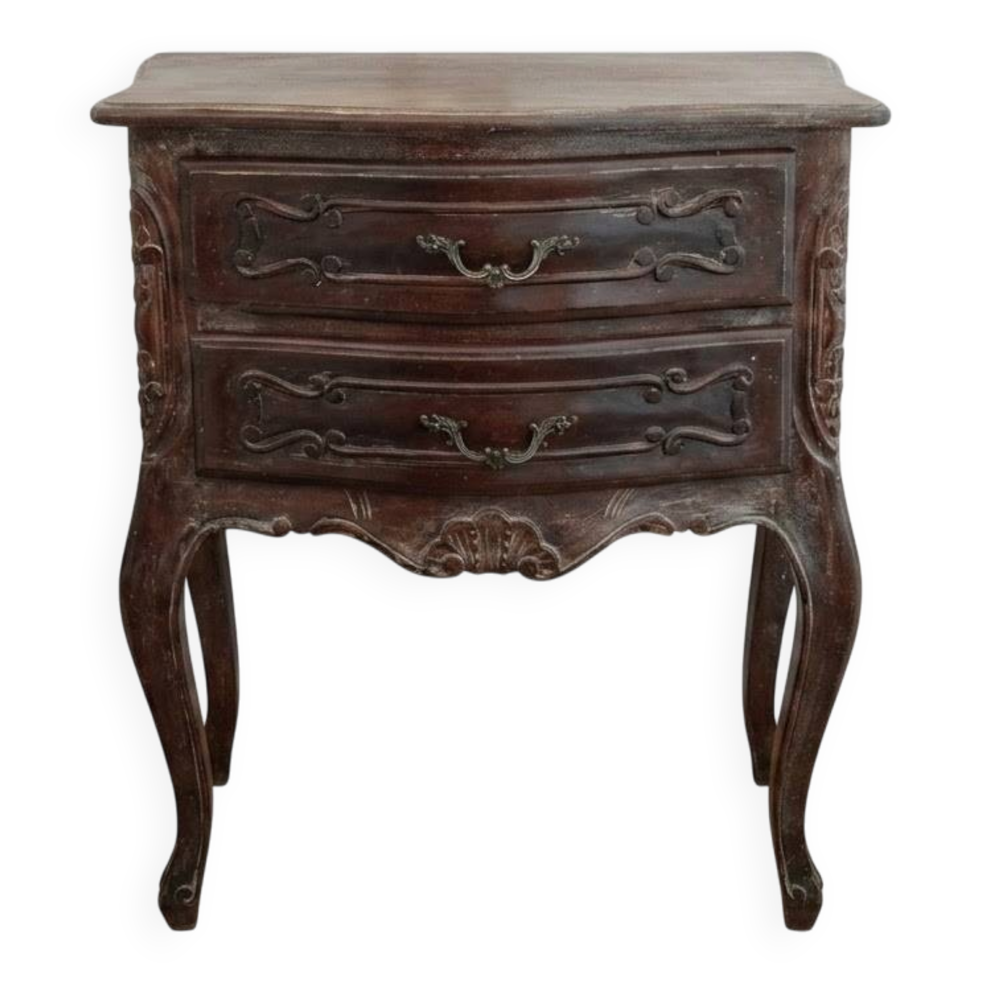 Small chest of drawers or bedside table in Louis XV style