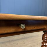 Antique cherry wood dining table from France.