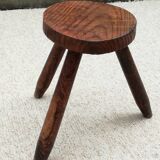 Wooden tripod stool