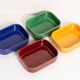 Set of four ceramic bowls from the mid-century, Italy, 1970s.
