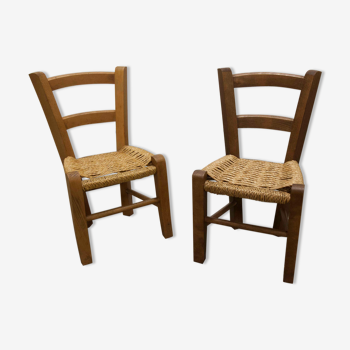 Paire de chaises enfant 1960