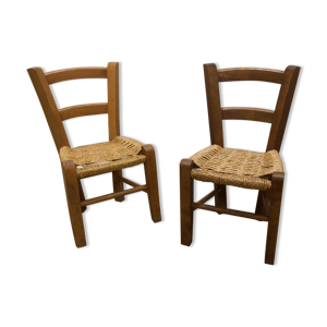 Paire de chaises enfant