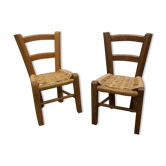 Paire de chaises enfant 1960