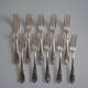 10 Frionnet François silver-plated table forks