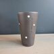 Matte brown handmade ceramic cup
