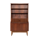 Midcentury Danish book shelf secretaire in teak by Nexø 1960s