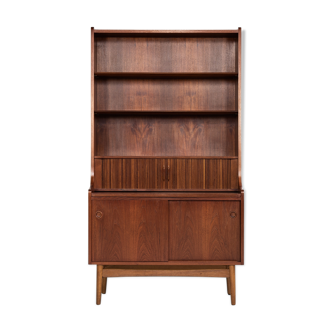 Midcentury Danish book shelf secretaire in teak by Nexø 1960s