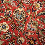 Vintage Persian Rug Handwoven Oriental Kashan Carpet- 362x244cm