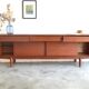 Vintage Scandinavian teak sideboard by Younger * 213 cm *
