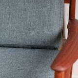 Scandinavian teak bench by Grete Jalk