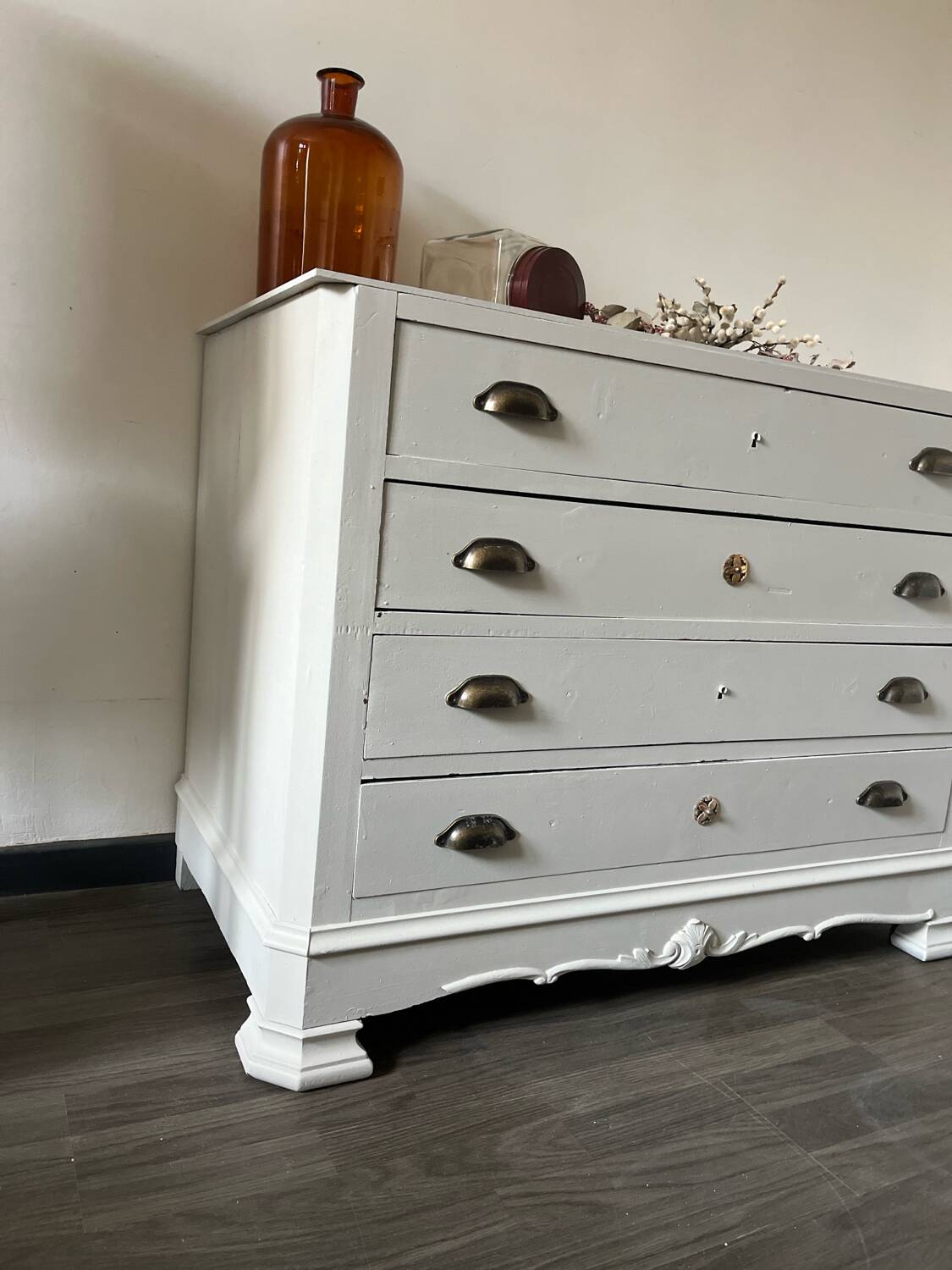 Commode ancienne lin